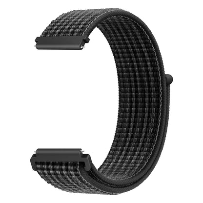 Bracelet à boucle en Nylon pour Amazfit Bip 6/5/GTS 4/3/2/2e/Mini/GTR 42mm/47mm/GTR 4/3 Pro Sport, 20mm/22mm, 2 bandes