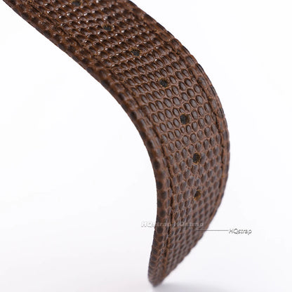 Cinturini per orologi in pelle di vitello, motivo lucertola, accessori per orologi 14 16 18 19 20 21 22mm, cinturino in pelle con chiusura a farfalla