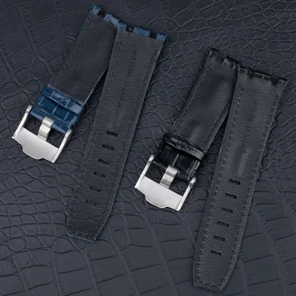 28mm Bracelet for Audemars and Piguet, Royal Oak Offshore Strap for AP 26470 15703 15710, Soft Cowhide Leather Watch Band for Men