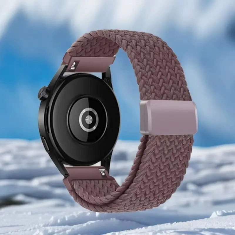 Cinturino magnetico in nylon da 18/20/22mm, 1 pezzo, per Samsung Watch4/5/6/7 Huawei GT4/GT3/Watch 4/Amazfit GTR4/stratos/Garmin Venu/Fenix 7