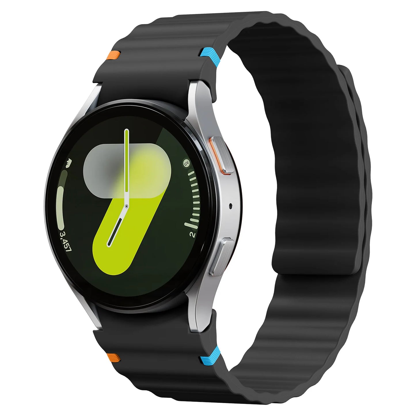 Magnetic band for Samsung Galaxy Watch 7 FE 6 5 4 44mm 40mm/5 Pro, no gaps, Correa Galaxy Watch 6 Classic 43mm 47mm