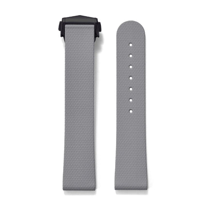 STAPELP suitable for Omega Swatch 20mm universal watch straps Black Blue FKM Rubber Quick Release Watch Band with Omega Folding Clasp