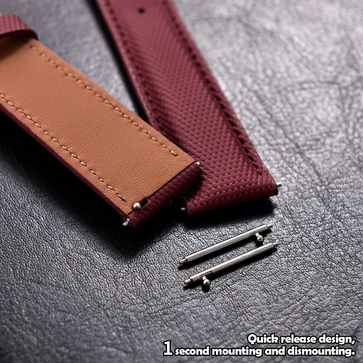 Cinturino per orologio in nylon Sailcloth 18 19 20 22 mm, cinturino in pelle a sgancio rapido per Omega Seiko Tissot, cinturino universale