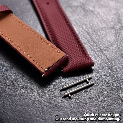 Cinturino per orologio in nylon Sailcloth 18 19 20 22 mm, cinturino in pelle a sgancio rapido per Omega Seiko Tissot, cinturino universale