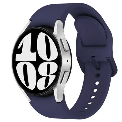 Bracelet en Silicone pour Samsung Galaxy watch 6 4 Classic, 47mm 43mm 46mm, bracelet de remplacement original incurvé pour montre 7 6 5 4 40mm 44mm