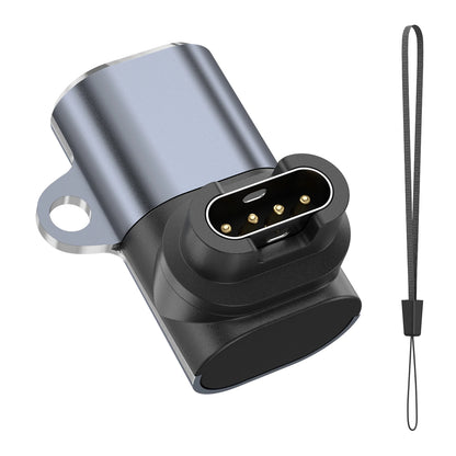 Adaptateur de chargeur de type C pour Garmin Fenix 8 7 6 6X 5S X Plus/Instinct 2/Venu 2/Vivoactive 4 3/Forerunner 965 955 945 935, convertisseur