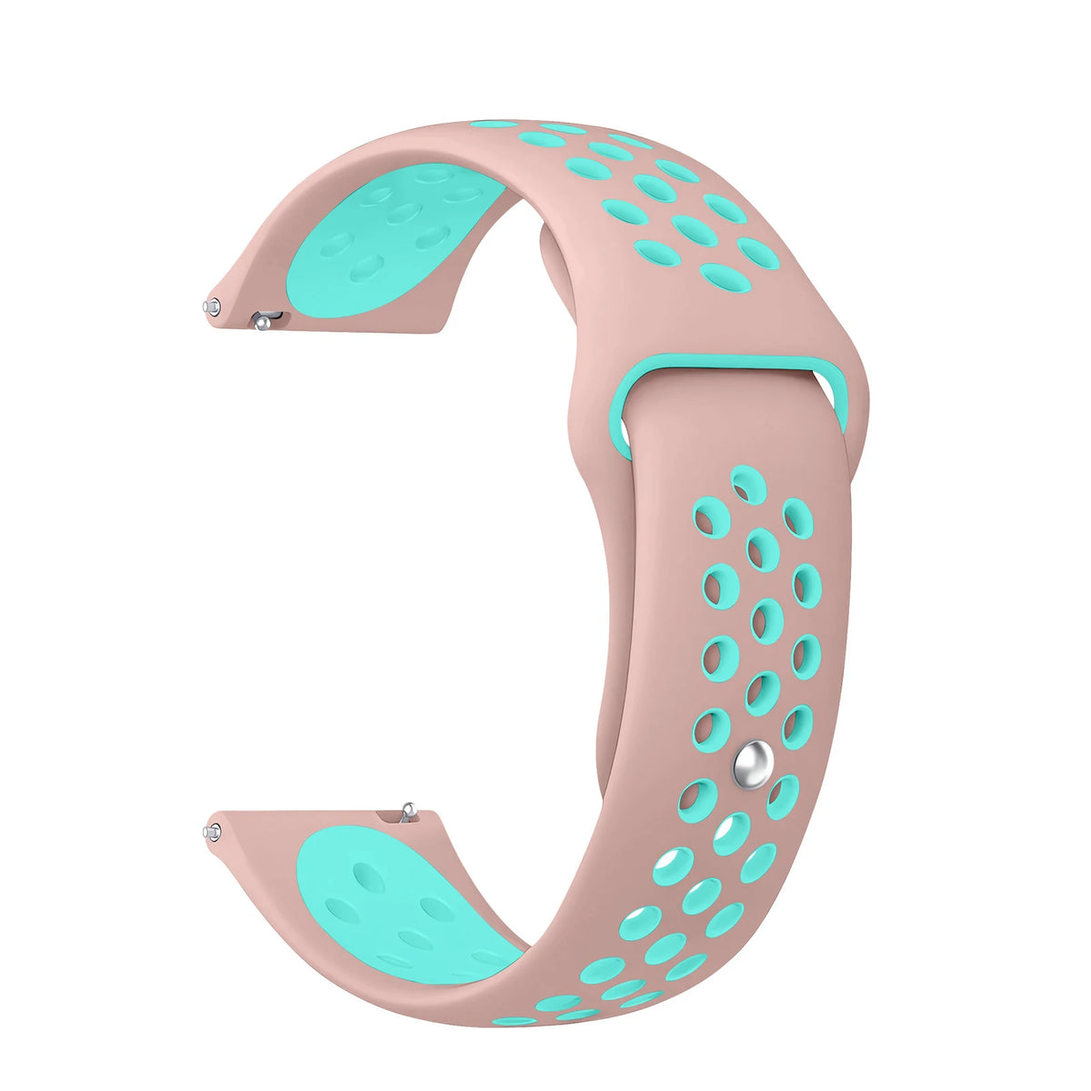 Cinturino in silicone da 20 mm 22 mm, per Amazfit Bip 6 5/GTS 3/2/2e/GTS2 Mini/GTR 3 Pro/42 mm/47 mm/2/2e/Stratos 2/3 Pro Sport Correa