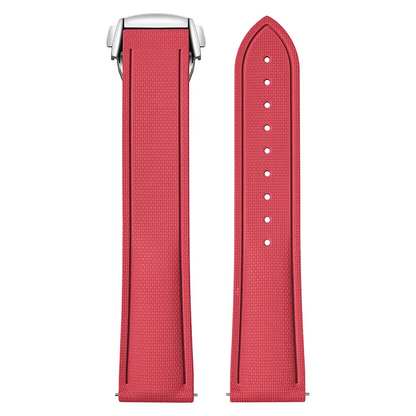 Cinturino in gomma fluorurata per Omega Seamaster 20mm 21mm 22mm FKM, cinturino universale a sgancio rapido, accessori per Rolex e Tudor