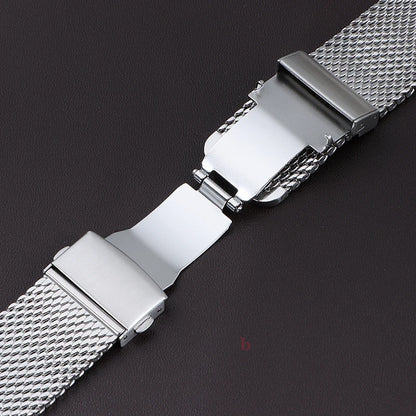 Bracelet de montre en acier inoxydable tissé milanais, bracelet de montre, Rolex, Omega, IWC, 18mm, 20mm, 22mm, 1.0mm, 0.6mm, haute qualité