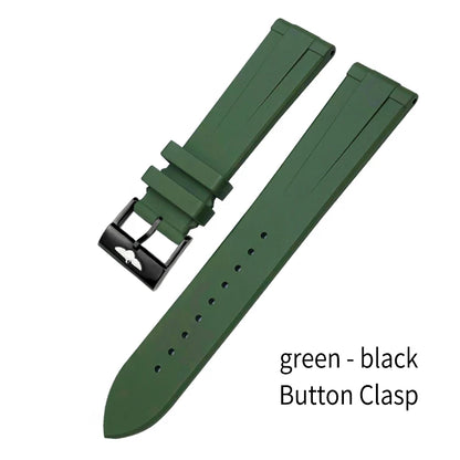 Bracelet de montre en caoutchouc fluoré FKM à dégagement rapide, 21mm 22mm, pour Breitling Navitimer Avenger Superocean, bracelet de montre souple coloré