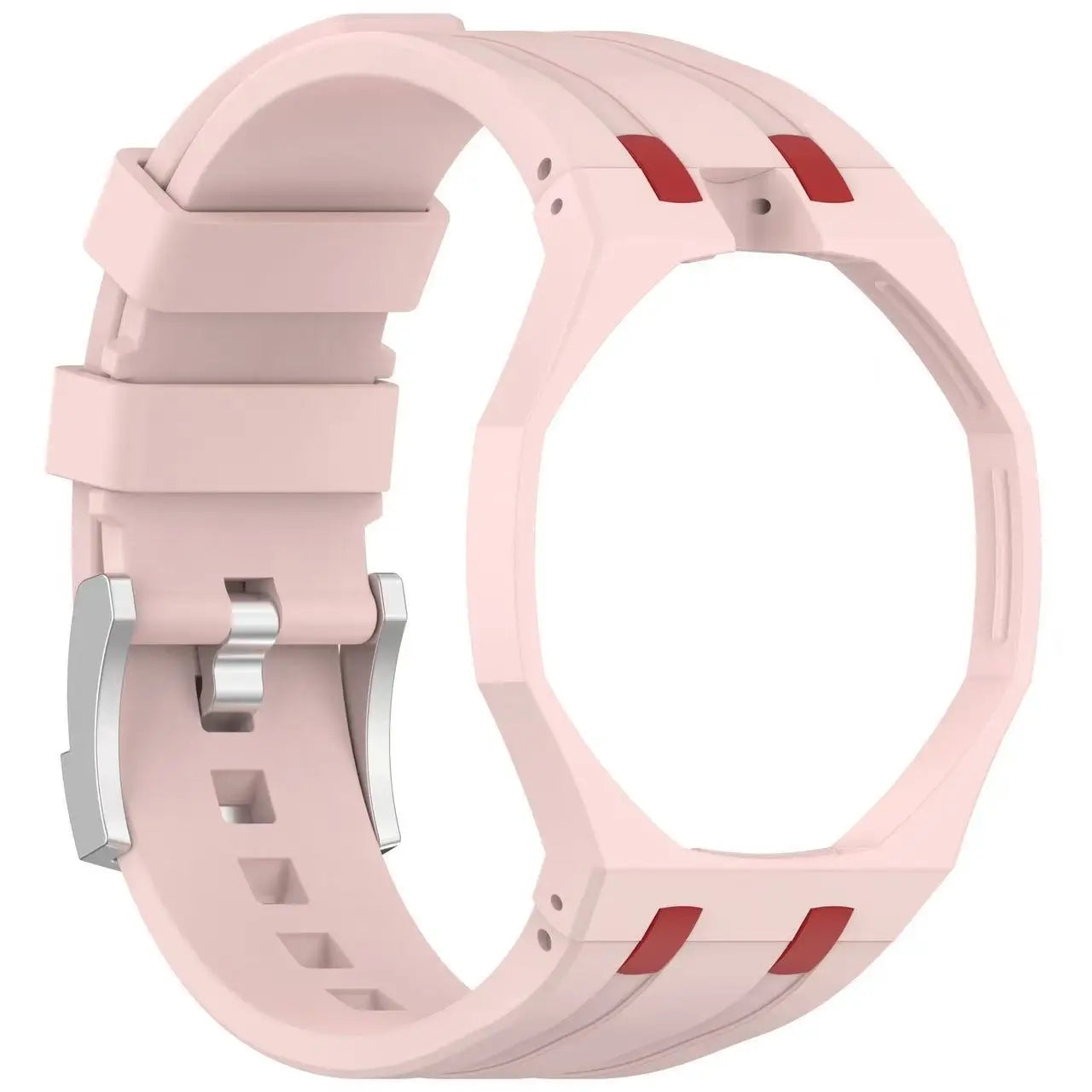 Bracelet de conversion en silicone coloré compatible avec la montre de poche Swatch Royal Pop – Accessoire de modification tout-en-un pour montre-bracelet