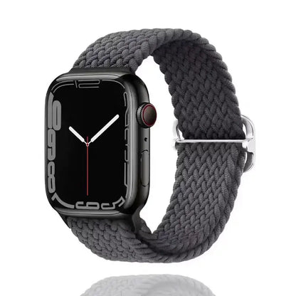 Cinturino in nylon intrecciato traspirante e morbido per Apple IWatch Series 11 10 9 8 7 6 5 4 SE 40/41/42/44/45/46mm