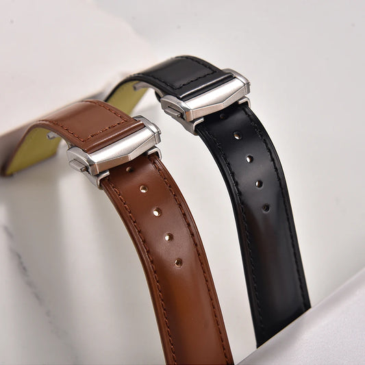 19/20/21/22mm for Omega Speedmaster Universal leather strap original leather watch bands suitable for Omega De Ville Seamaster Bracel