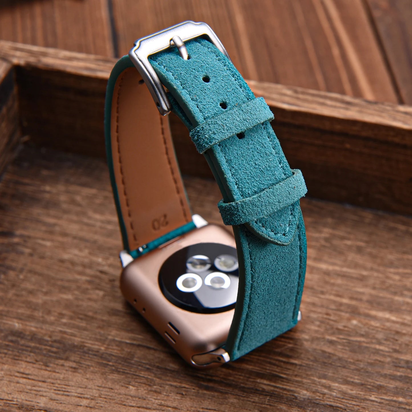 Cinturino in pelle scamosciata per Apple Watch Ultra 2 42mm 45mm 44mm, per iWatch 8 7 6 5 SE, cinturino in pelle da donna e da uomo, cinturino in pelle per affari, 38mm 40mm 41mm