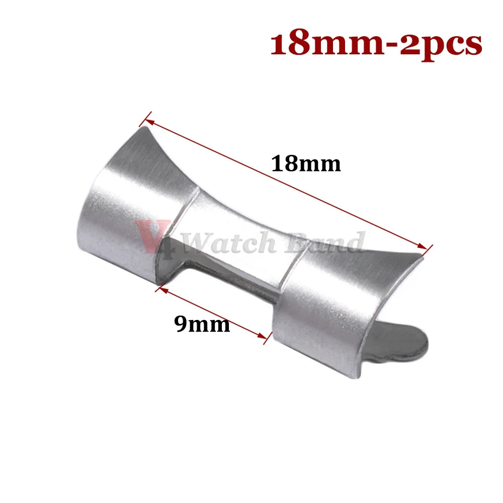 Gebogener Endadapter 12/14/16/18/19/20/22/24 mm für Edelstahl-Uhrenarmbandanschluss Rolex für Seiko-Uhrenarmbandzubehör