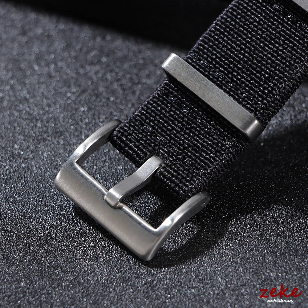 18/20/22mm Elastic Woven Nylon Watch Strap, Universal Breathable Comfortable Band for Omega Seiko IWC
