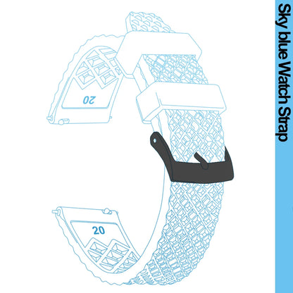 Cinturino per orologio Rapide Premium in gomma a nido d'ape - Universale