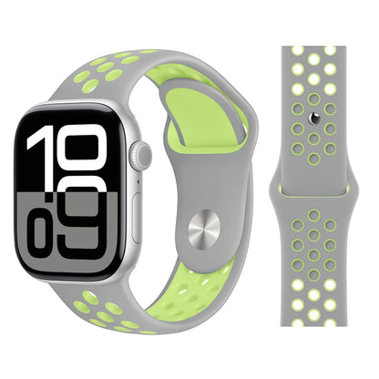 Bracelet en Silicone pour bracelets de montre Apple 46mm 44mm 45mm 40mm 41mm 42mm, Bracelet de Sport Correa iWatch série 11 10 9 SE 8 7 6 5