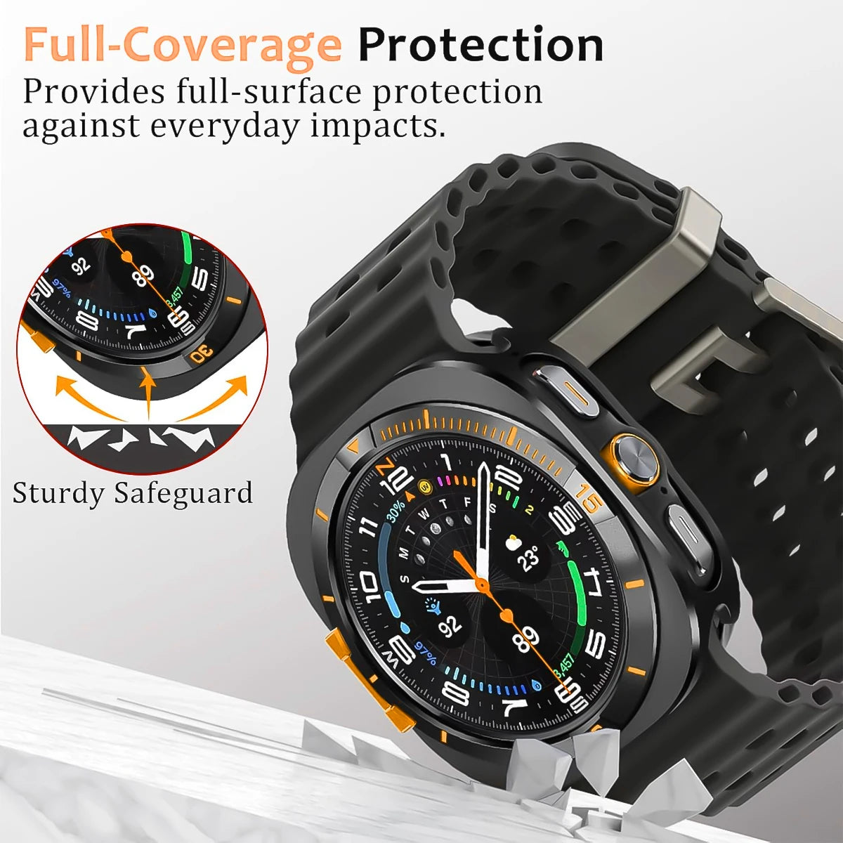 Étui de protection en alliage métallique pour Samsung Galaxy Watch Ultra 2025 47mm, coque de protection rigide pour Galaxy Watch 7 Ultra 47mm, accessoires