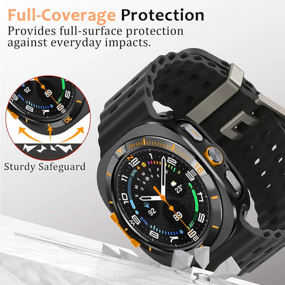 Étui de protection en alliage métallique pour Samsung Galaxy Watch Ultra 2025 47mm, coque de protection rigide pour Galaxy Watch 7 Ultra 47mm, accessoires