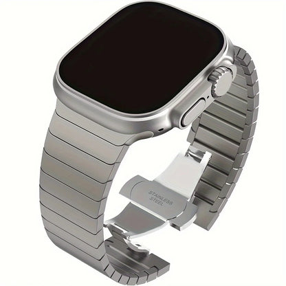 Bracelet en acier inoxydable pour Apple watch, 40 46 42 44 45 49mm, pour iWatch série 11/10/9/8/7/6/5/4 SE 3 Ultra