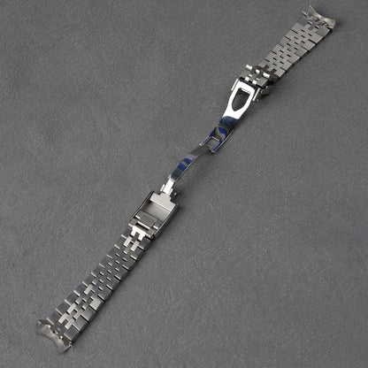 For Seiko DressKX 5 Sport (SRPE53 SRPE55 SRPE57 SRPE58) - Jubilee Watch Band 20mm Solid Curved End Stainless Steel Bracelet