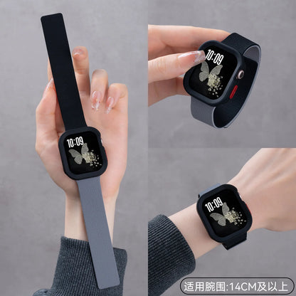 Magnetic Bracelet + Full Protection Case for Apple Watch Series 11 10 9 8 Ultra 2 SE3, Strap for Apple Watch 49 46 44 45 42 38 40mm