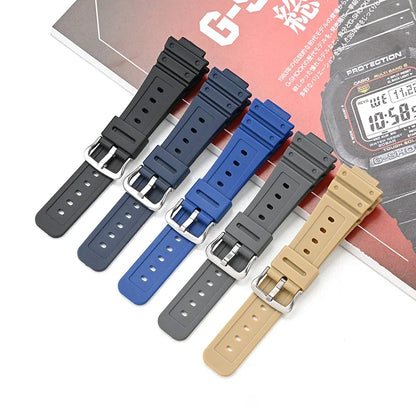 Étui de Bracelet en résine de caoutchouc pour Casio g-shock DW-5600 GW-M5610 GW-B5600 G-5600 hommes femmes Bracelet de remplacement accessoires de montre