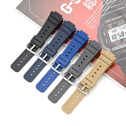 Cinturino in resina di gomma per Casio G-Shock DW-5600 GW-M5610 GW-B5600 G-5600, cinturino di ricambio per uomo e donna, accessori per orologi