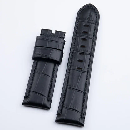 Accessoires universels, bracelet de montre en cuir de veau souple en bambou, 20/22/24mm, pour Tudor/TISSOT/Huawei/IWC/Omega, ceinture pour bracelet Panerai