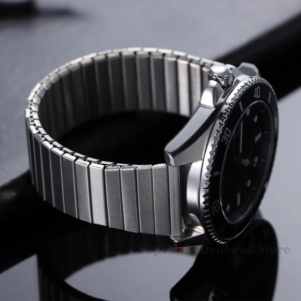 Bracelet de montre en acier inoxydable, 22mm, extensible en métal, élastique, pour Samsung Galaxy Watch, ceinture de remplacement universelle