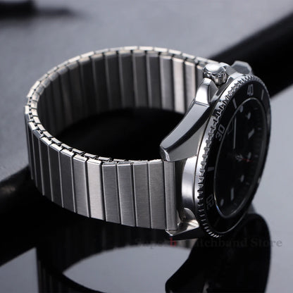 Bracelet de montre en acier inoxydable, 22mm, extensible en métal, élastique, pour Samsung Galaxy Watch, ceinture de remplacement universelle