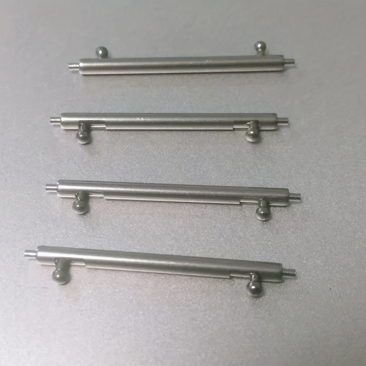 4 Pieces 1.8mm Thickness Double Flange Quick Release Watch Band Strap Spring Bar Pin Link