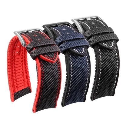 Per Mido timoniere comandante cittadino blu angelo serie cinturino orologio impermeabile in Nylon gomma cinturino orologio da 19mm 20mm 22mm 23mm