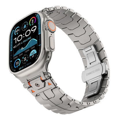 Bracelet en acier inoxydable de luxe pour Apple Watch Ultra 49 mm, séries 10, 46 mm, 45, 44, 42, bracelet pour iWatch 9, 8, 7, 6, 5, 4