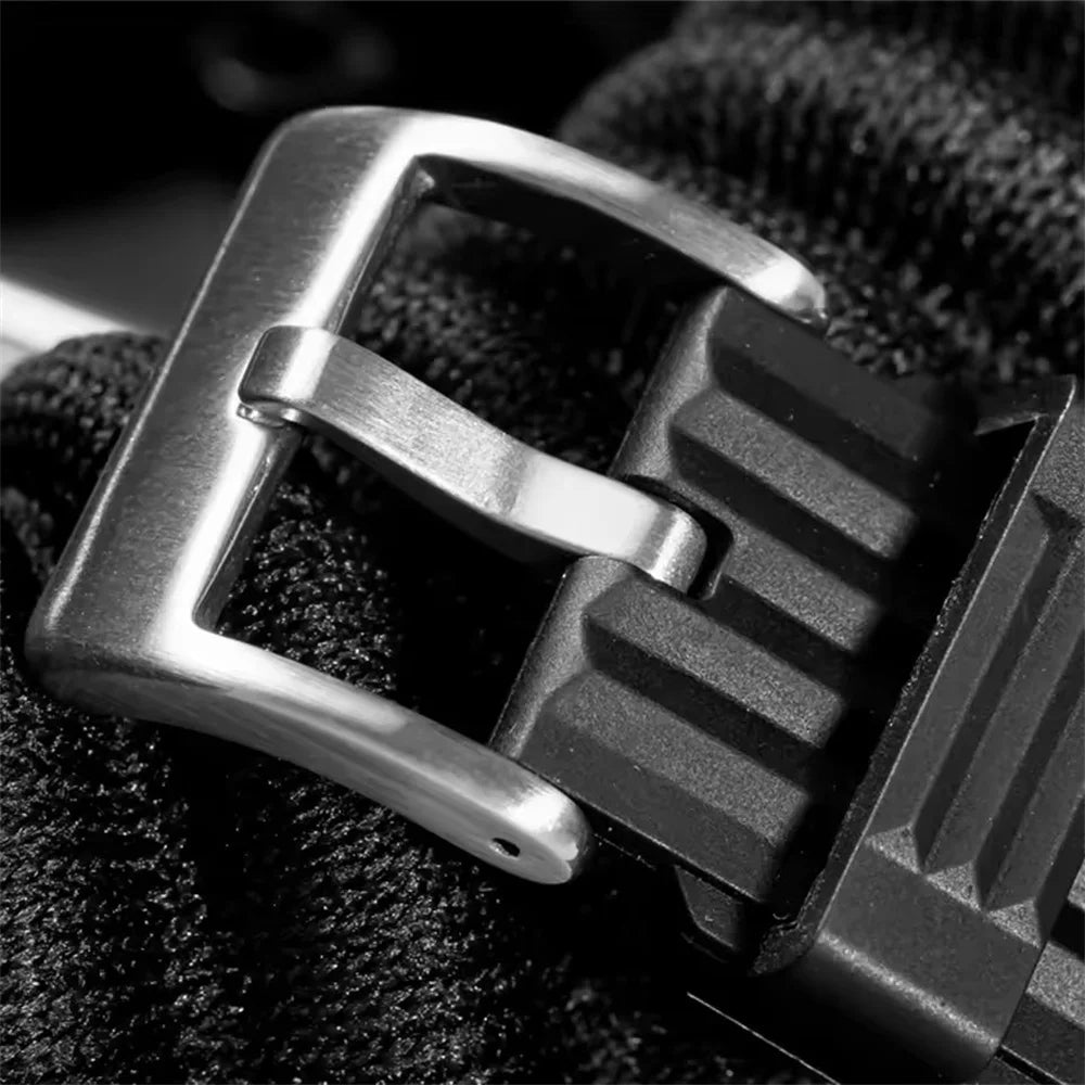 Watchdives – bracelet de montre gaufré en caoutchouc souple de qualité supérieure, 20mm 22mm, bracelet de remplacement à dégagement rapide, bandes unisexes durables en caoutchouc de Silicone