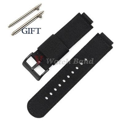 Nylon Strap for Casio F91W AE-1200 1300 F-108 SGW-300/400/500 W-800H, Quick Release Canvas Watch Band, Men's Accessories, 16mm 18mm