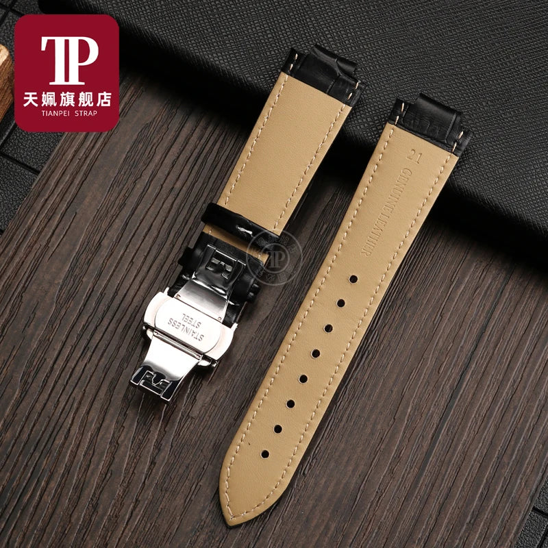 Cinturino dedicato per orologio LV serie Drum Q1121 per uomo e donna, cinturino in vera pelle Q114k.
