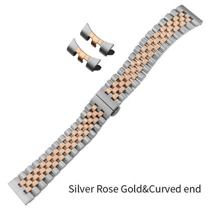 Bracelet de montre en acier inoxydable à extrémités courbes de 18 mm, 19 mm, 20 mm, 21 mm, 22 mm pour Tudor Black Bay GMT SEIKO 5 SKX, outils de montage inclus