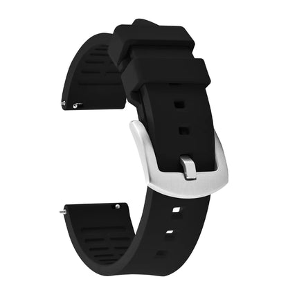 18/19/20/21/22/23/24mm FKM Rubber Watch Strap Diving Sports Quick Release Rubber Bracelet for Tissot/Seiko/Omega Watch Band