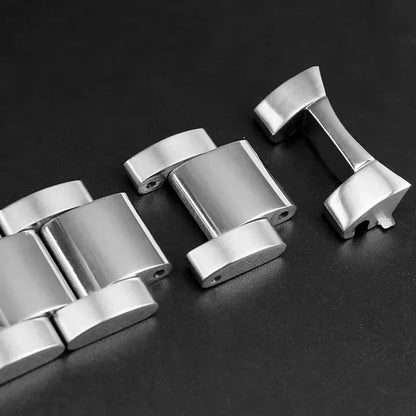 Cinturino in acciaio inossidabile di alta qualità per Longines HydroConquest Conquest L3.781 782 642, argento massiccio 21mm