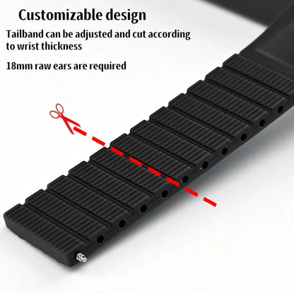 Bracelet de remplacement en Silicone liquide souple pour Casio G-SHOCK GST-B100 / GST-S110 / GST-S130 / GST-400G, bracelet de montre série G-STEEL