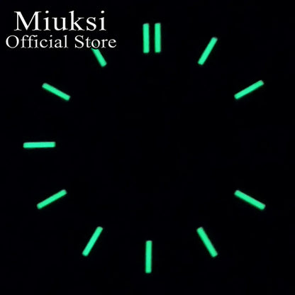 ATA UKSI-Cadran de Montre Lumineux, Noir, Rouge, Bleu, Rose, Jaune, Stérile, Adapté au Mouvement NH35, 29mm