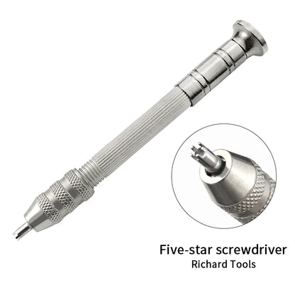 Multifunctional Watch Repair Tool, 4 and 5 Claw Screwdriver for Richard Mille RM, Watch Strap Disassembly Tool, Back Case Opener, Bottle Opener