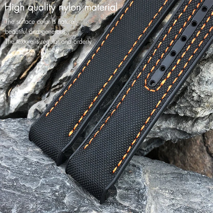 Nuovo cinturino per orologio bicolore adatto per Omega Planet Ocean Seamaster in gomma silicone nylon pelle cinturino per orologio 19mm 20mm 21mm 22mm