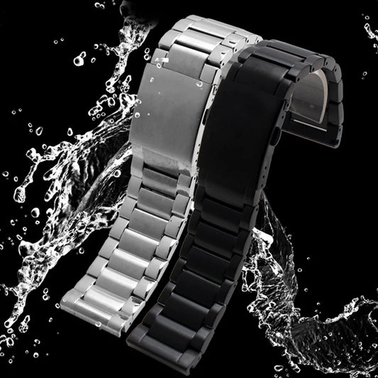 Bracelet en acier inoxydable à extrémité unie, bracelet de montre en métal massif 22 24 26 28mm pour diesel DZ4209 DZ4215 DZ1844