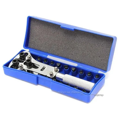 Outils de réparation d'horloger réglables, clé de retrait arrière de vis, ouvre-boîtier arrière de montre, outil de couverture ouverte à trois mâchoires
