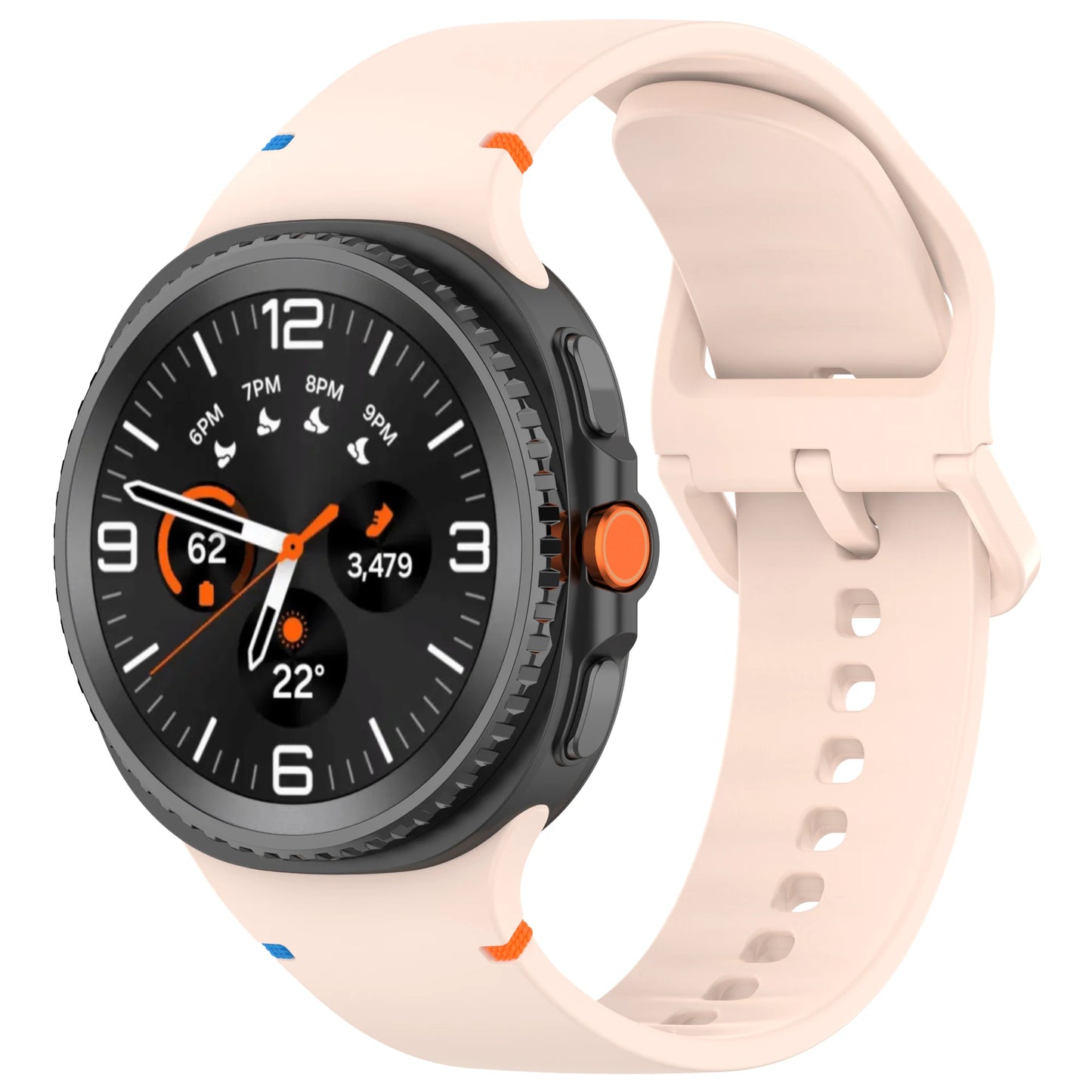 Bracelet en silicone d'origine pour Samsung Galaxy Watch 9 8 40 mm 44 mm, bracelet pour Samsung Galaxy Watch Classic 8 46 mm