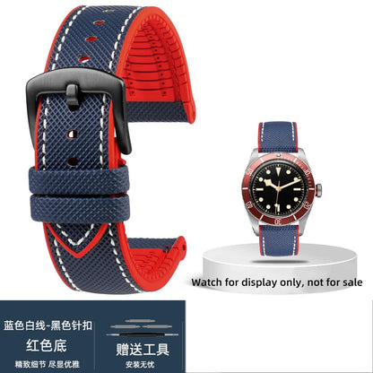 Per Casio Swordfish MDV-106 Marlin MDV106 Cinturino MDV107 MTPVD01 Cinturino in gomma Ghost Water 5374 Cinturino 22mm Cinturino sportivo