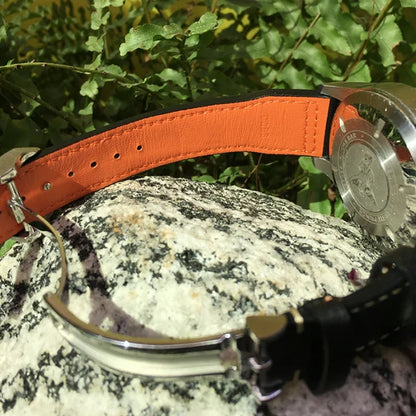 Bracelet de montre en cuir de vache de haute qualité, 20mm 21mm 22mm, adapté à IWC Big Pilot Spitfir Mark 18 Portfino, bracelet de montre noir en cuir de veau